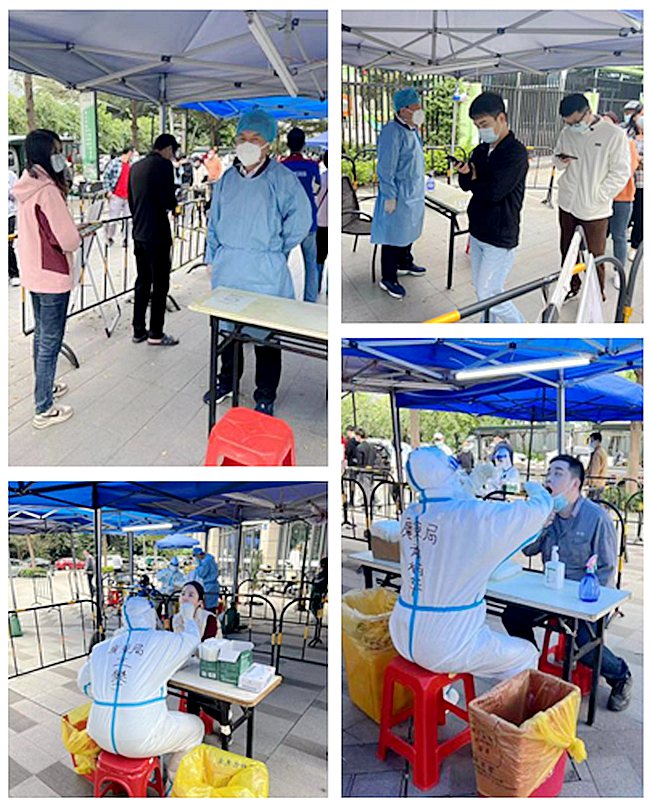 志愿同心，抗疫同行二〇二队（花都分公司）党员突击队助力花都区红棉社区疫情防控1_副本.jpg